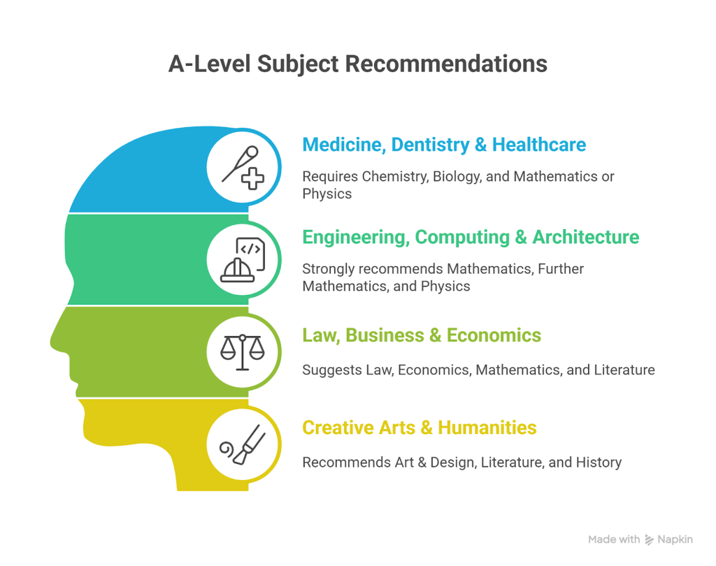 A level subject recommendations