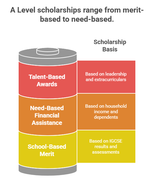 A Level scholarship range